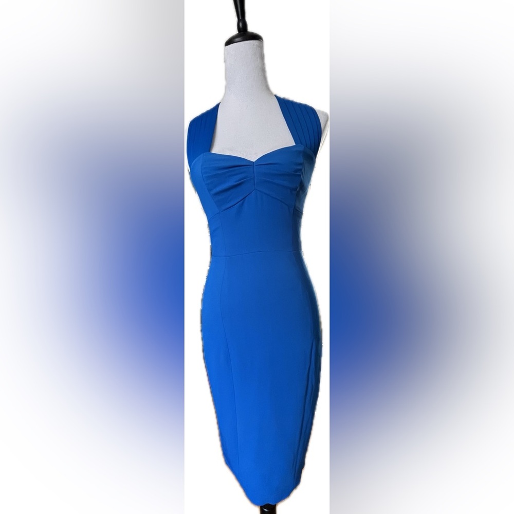 Karen Millen Pleated Strap Corset Mini Dress